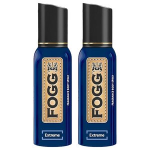 Fogg Extreme Fragrance Body Spray For Men 120Ml X2