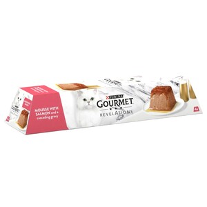 Purina Gourmet Revelations Mousse With Salmon 57G X4