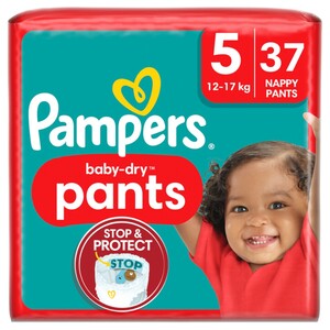 Pampers Pants Size 5 Junior 37 Pieces