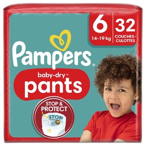 Pampers Pants Size 6 Extra Large 32 Pieces