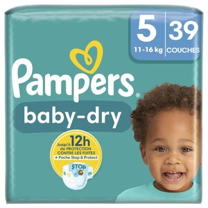 Pampers Baby Dry 5 Junior 39 Pieces