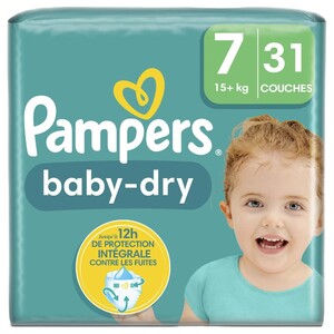 Pampers Baby Dry 7 Extra Large 31 Pieces