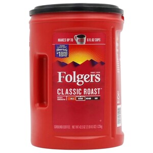 Folgers Coffee Powder Classic Roast Medium 1.23Kg
