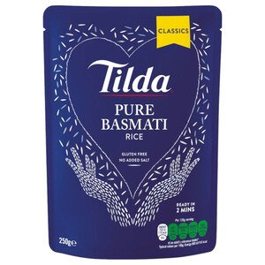 Tilda Pure Basmati Gluten Free 250G