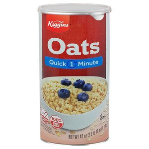 Kiggins Oats Quick 1 Minute 1.19Kg