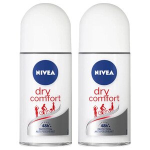 Nivea Roll On Dry Comfort 50Ml X2