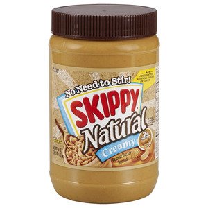 Skippy Natural Creamy Peanut Butter Spread 1.36Kg