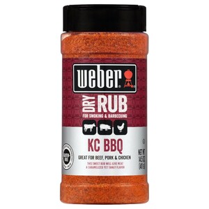 Weber Dry Rub For Smoking & Barbecuing Kc Bbq 411G