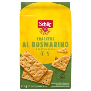 Schär Crackers Al Rosmarino Gluten Free 210G
