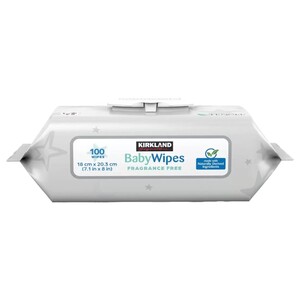 Kirkland Baby Wipes Fragrance Free 100 Wipes