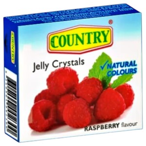 Country Jelly Crystals Raspberry 65G