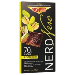 Novi Nero 70% Pistacchio 75G