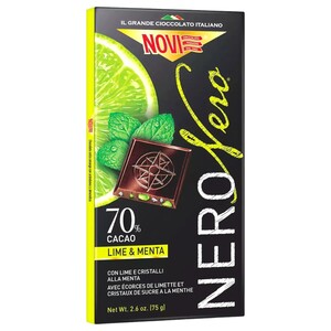 Novi Nero 70% Dark Chocolate Lime & Mint 75G