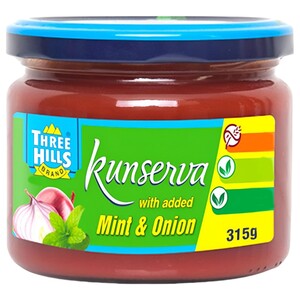 Three Hills Kunserva Mint & Onion 315G