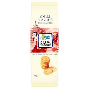 Blue Dragon Chilli Rice Crackers 100G