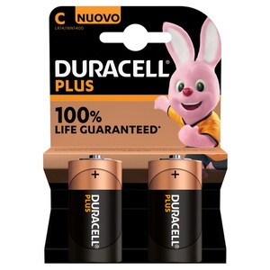 Duracell Plus C 2 Pieces