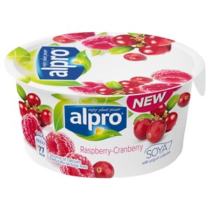 Alpro Yofu Single Raspberry Cranberry 150G