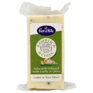 Fior Di Vita Isle Of Man Cheddar Mature Garlic & Chives 120G