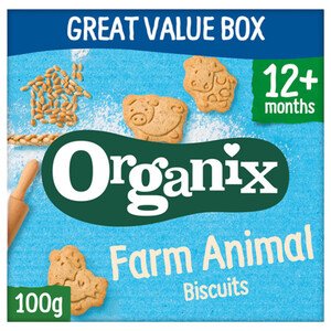Organix Toddler 12M+ Biscuits Animal 100G