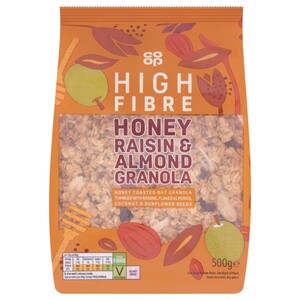 Co-Op Granola Honey Raisin & Almond 500G