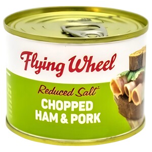 Flying Wheel Chopped Ham & Pork Reduced Salt 200G