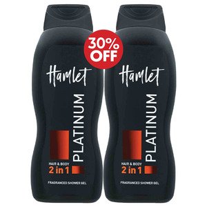Hamlet Hair And Body Shampoo 2In1 Platinum 650Ml X 2-30%