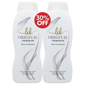 Lili Original Shower Gel Rich And Pearly 650Ml X 2 -30%