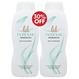 Lili Intense Shower Gel Rich And Pearly 650Ml X 2 -30%