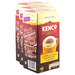 Kenco Cappuccino Unsweetened 88.8G X3