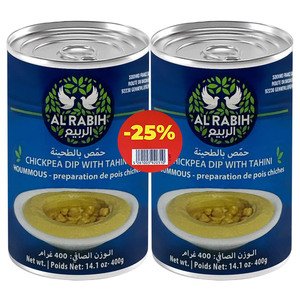 Al Rabih Hummos Tahini 400G X2 -25%