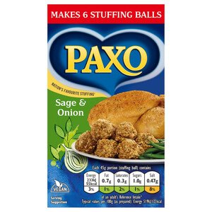 Paxo Stuffing Sage & Onion 85G