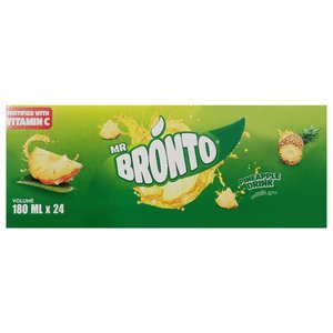 Bronto Juice Pineapple 180Ml X24