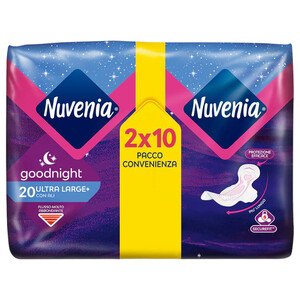 Nuvenia Duo Ultra Blue Night Pad With Wings 20 Pads