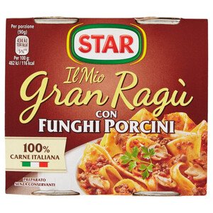 Star Gran Ragu Funghi Porcini 2 Pieces 180G