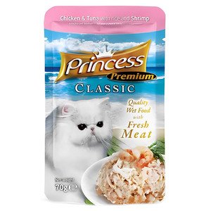 Princess Premium Chicken Tuna Rice Shrimps Pouch 70G