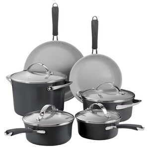 Tramontina Cookware Set Ceramic Interior 10 Pieces