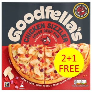 Goodfella's Deep Pan Spicy Chicken Sizzler 438G 2 + 1 Free