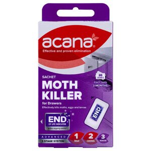 Acana Moth Killer Sachets Lavender 20 Sachets