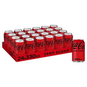 Coca Cola Soft Drink Zero Sugar 330Ml X24