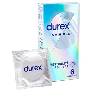 Durex Invisible Ultra Thin Condoms 6 Pieces