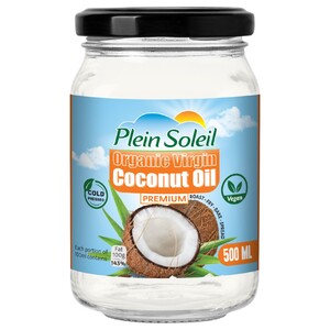 Plein Soleil Premium Organic Virgin Coconut Oil 500Ml