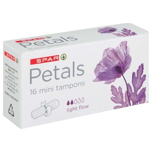 Spar Mini Tampons 16 Sheets
