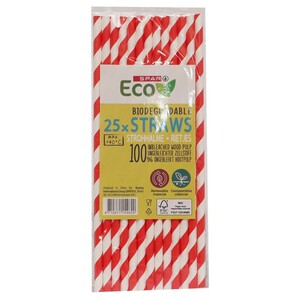 Spar Eco Straws 25 Pieces
