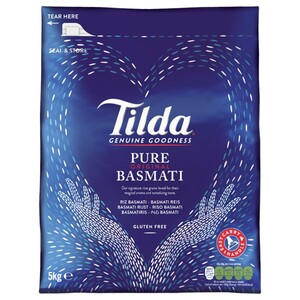 Tilda Pure Original Basmati Rice Gluten Free 5Kg