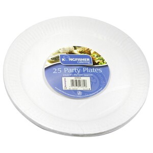Kingfisher Paper Plate 9Inch 25 Pieces
