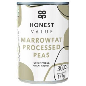 Co-Op Marrowfat Processed Peas 300G