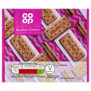 Co-Op Bourbon Creams 300G
