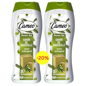 Cameo Shower Gel Savon De Marseille 650Ml X2 -20%