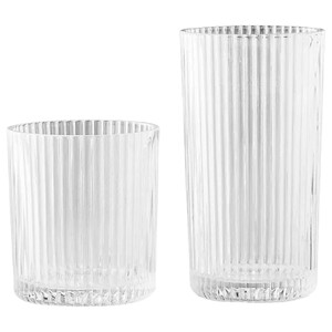 Member's Mark Fluted Crystal Drinkware Set 16 Pieces