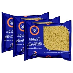 Al-Joud Macaroni Assorted 3 Pieces 400G